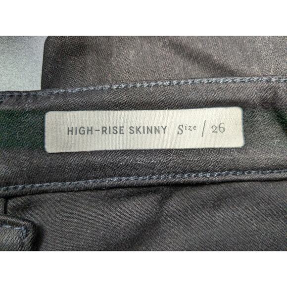 Pilcro and The Letterpress Black Skinny Jeans Size 26 - Picture 4 of 8